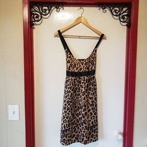 INC Concepts 100% Silk Animal Print Dress
